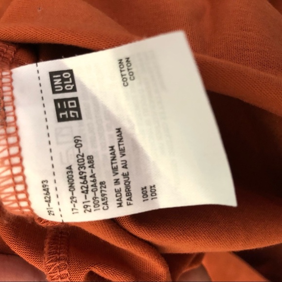 UNIQLO Orange Cotton Oversized Dress - Picture 9 of 11